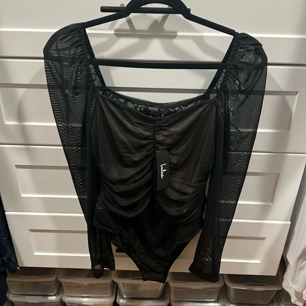 Lulus New sheer bodysuit!!